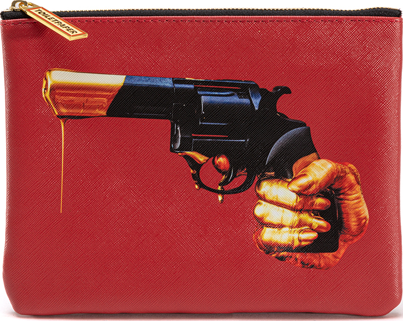 Toiletpaper Revolver Unterarmtasche 21 x 15,5 cm