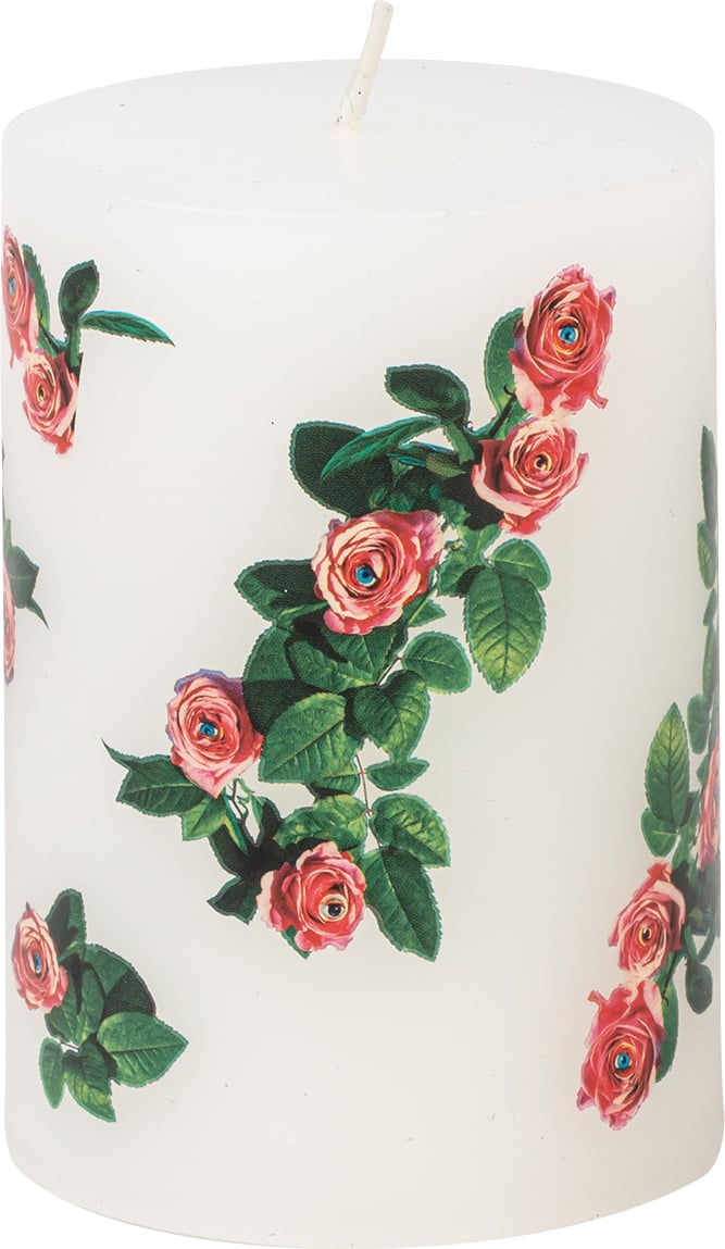 Toiletpaper Roses Kerze 10 cm