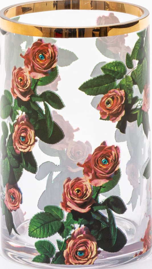 Toiletpaper Roses Vase 14 cm Zylinder