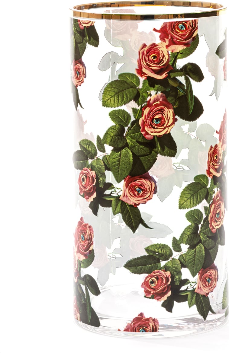 Toiletpaper Roses Vase 30 cm Zylinder