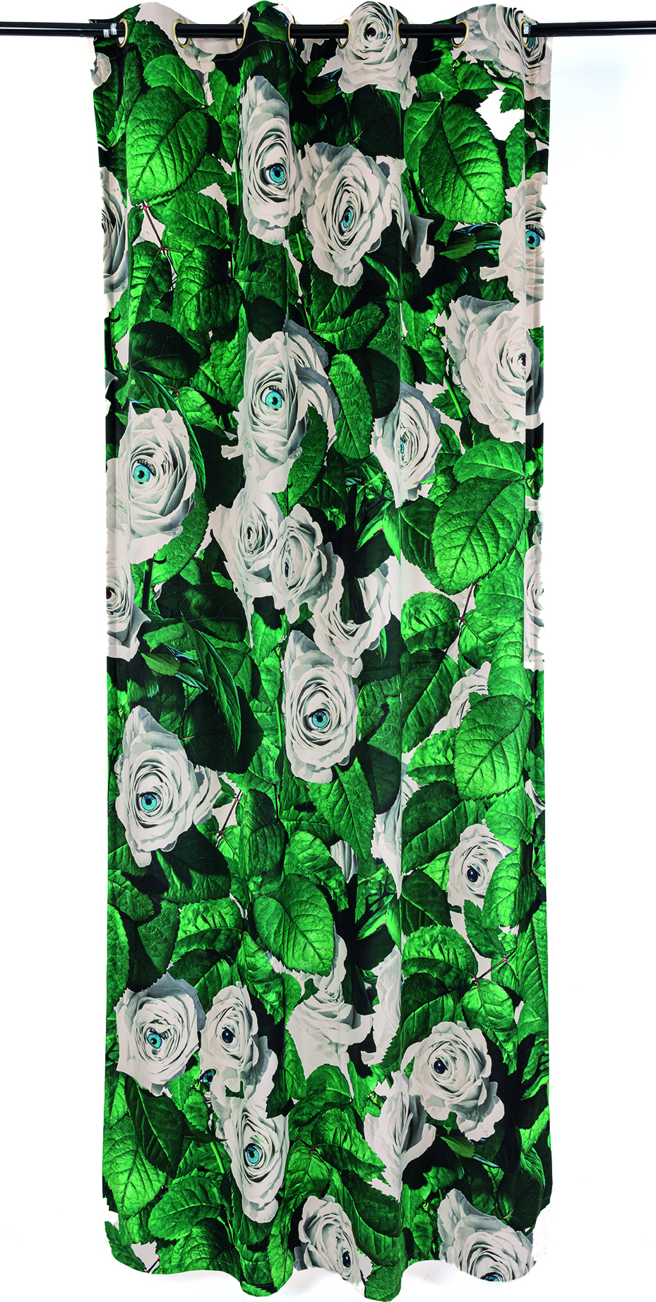 Toiletpaper Roses Wohnzimmervorhang