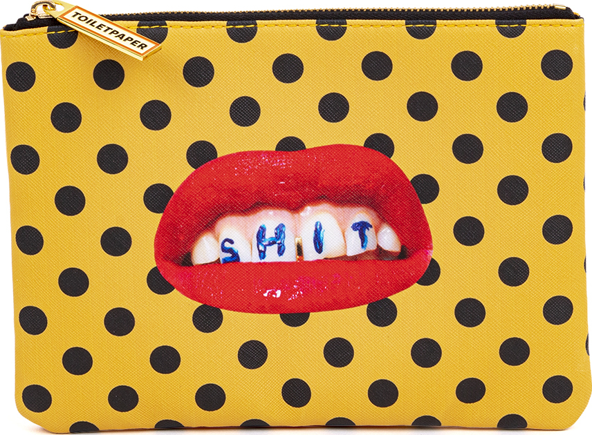 Toiletpaper Shit Unterarmtasche 21 x 15,5 cm