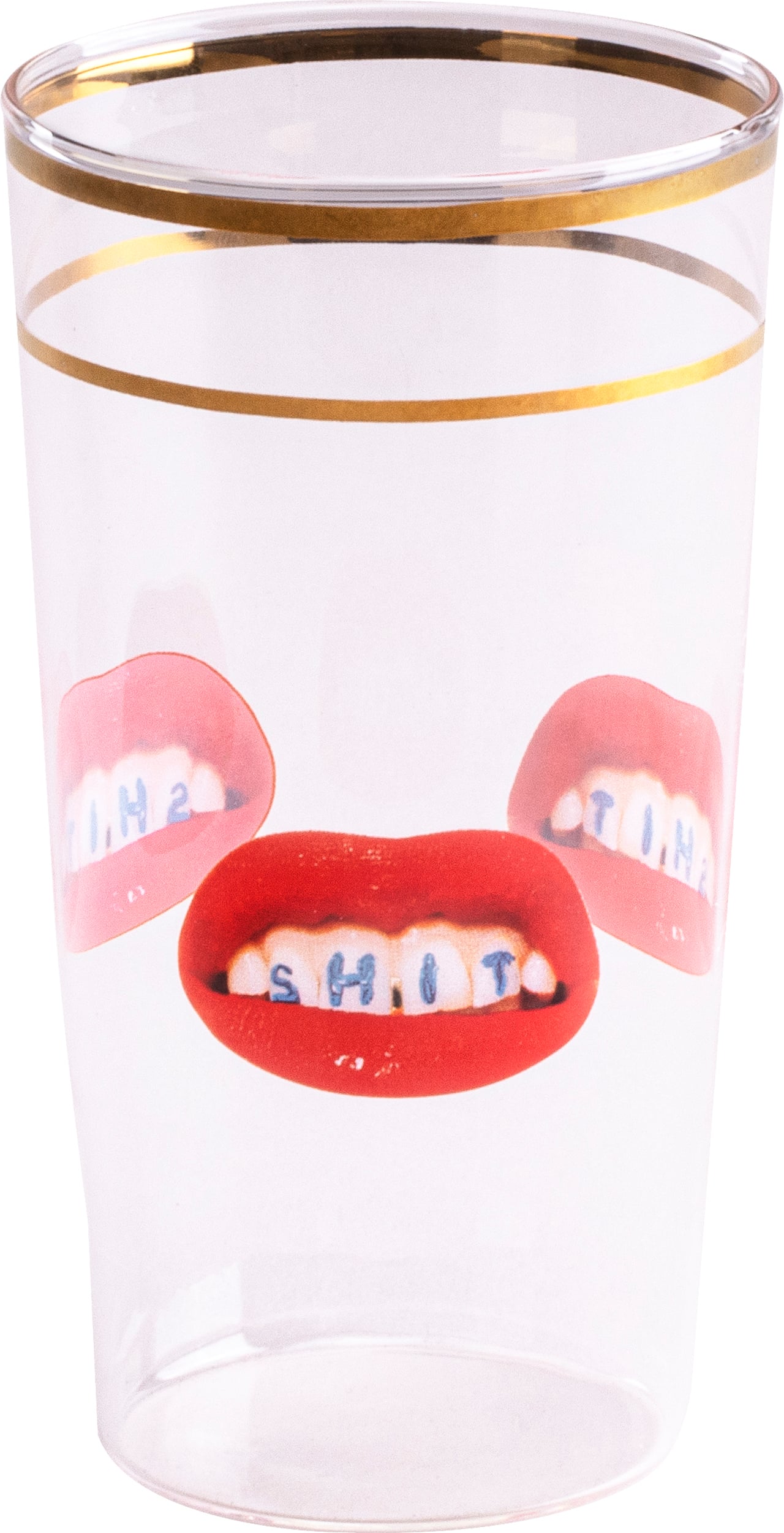 Toiletpaper Shit Wasserglas 7 cm