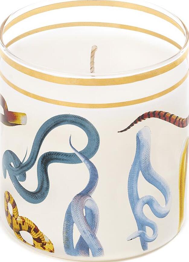 Toiletpaper Snakes Bougie en verre