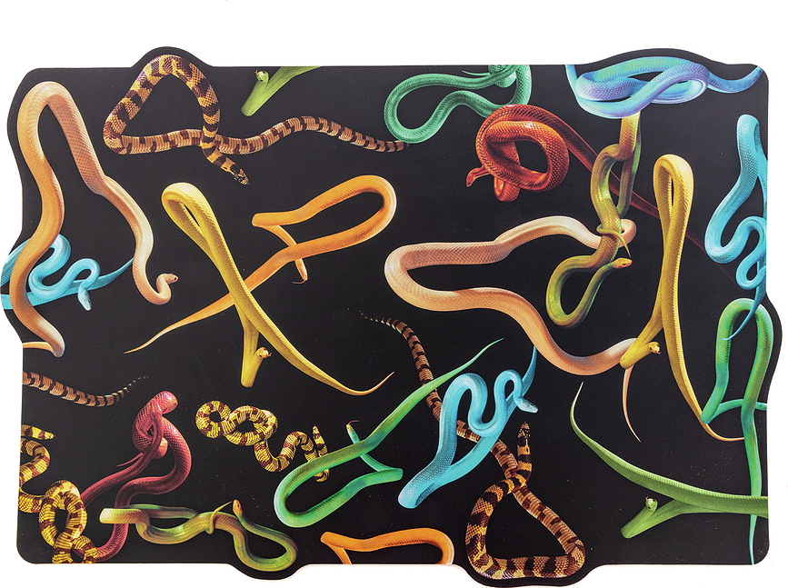 Toiletpaper Snakes Set de table 45 cm, en liège