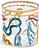 Toiletpaper Snakes Verre 8 cm