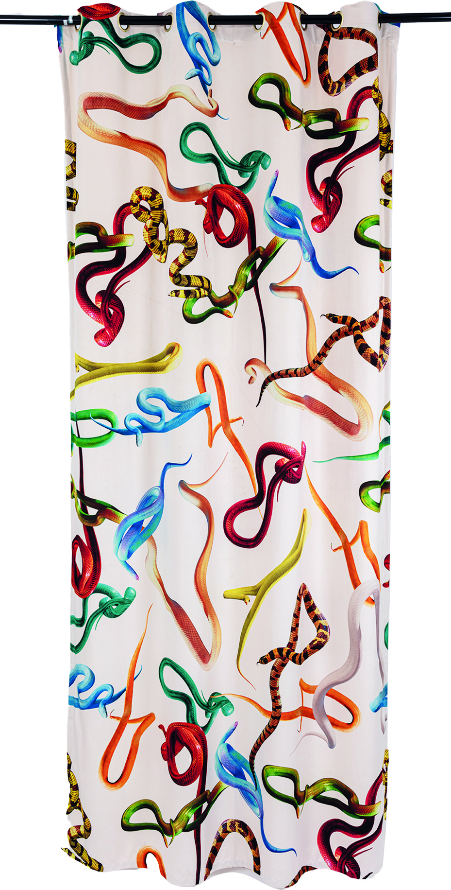 Toiletpaper Snakes White Wohnzimmervorhang