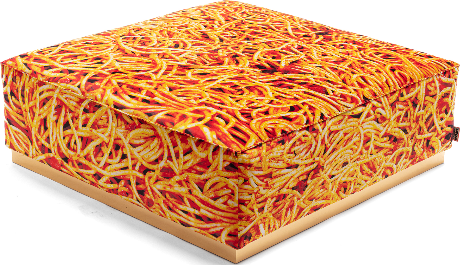 Toiletpaper Spaghetti Pouf 103 cm quadratisch