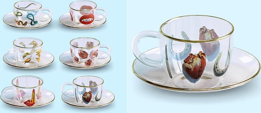 Toiletpaper Tasse et Soucoupe Tongue