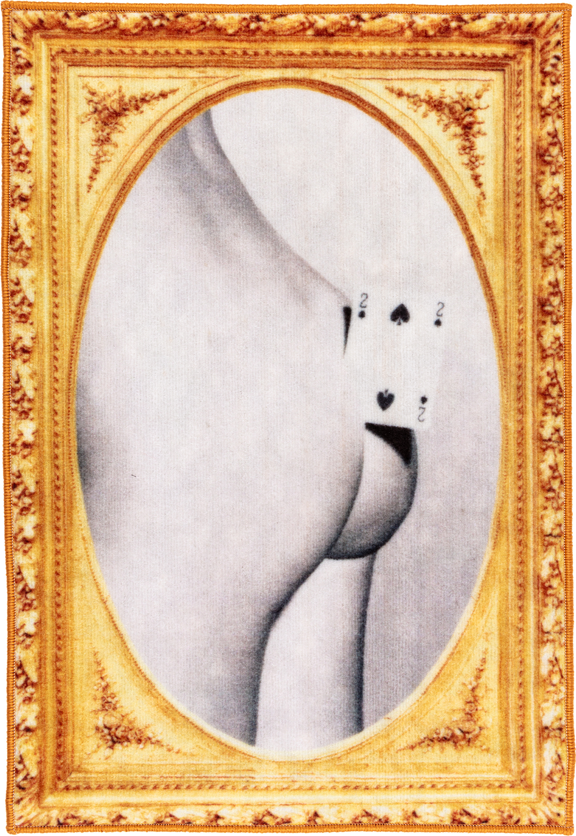 Toiletpaper Two of Spades Badezimmermatte 60 x 90 cm rechteckig