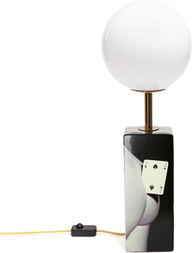Toiletpaper Two of Spades Svetilka, porcelanasta