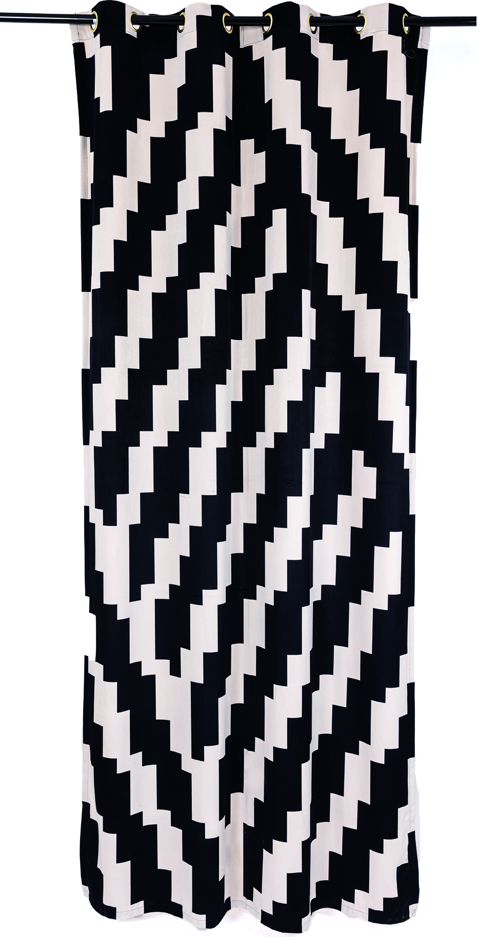 Toiletpaper Zig Zag Wohnzimmervorhang