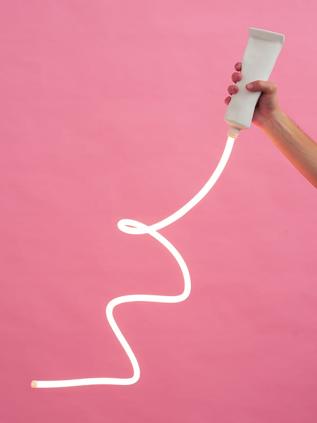 Toothpasteglow Lampe LED