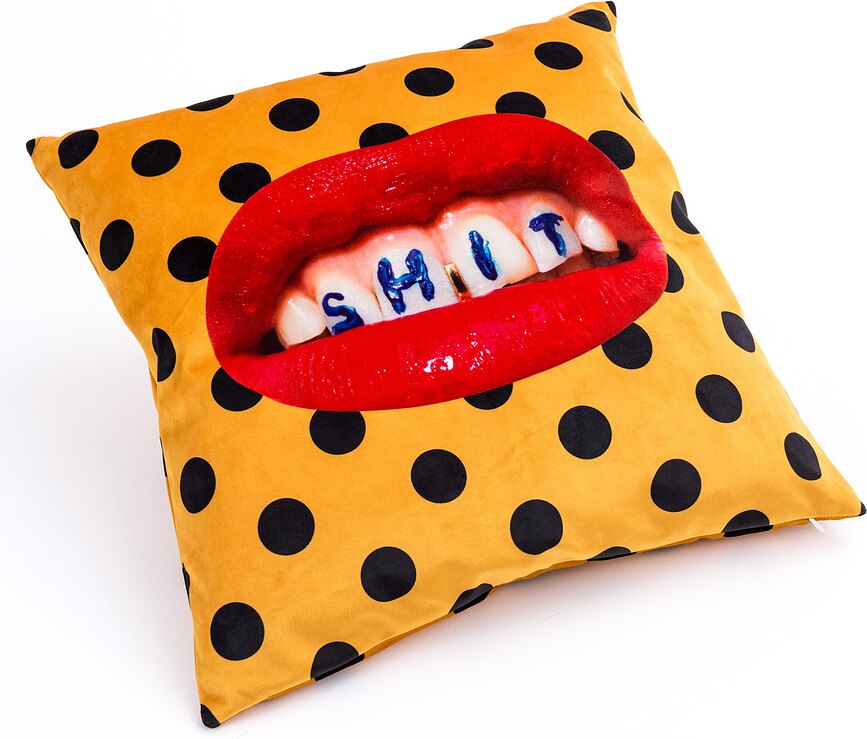 Vankúš Seletti Wears Toiletpaper Shit