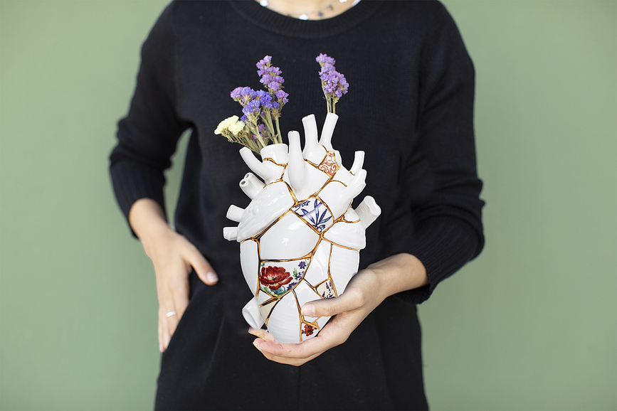 Vase Love in Bloom Kintsugi