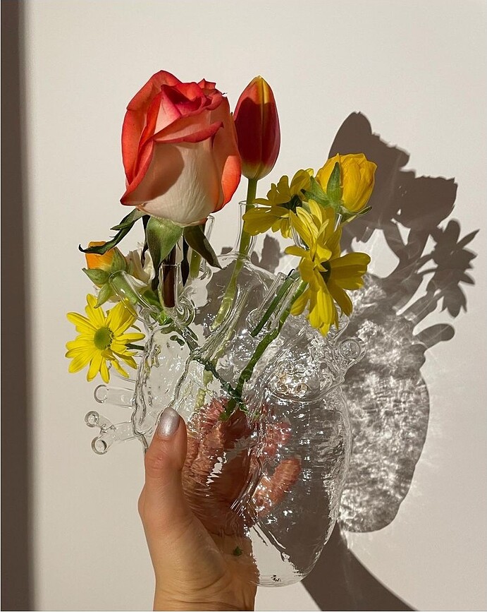 Vaso Love In Bloom vetrato