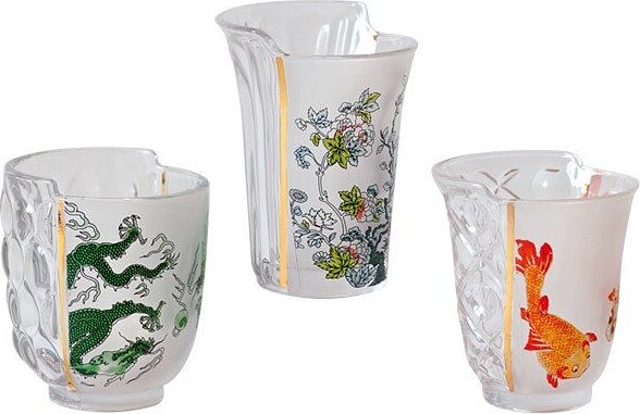 Vasos Aglaura, 3 unidades