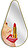 Zrcadlo Toiletpaper Tongue 80,5 cm