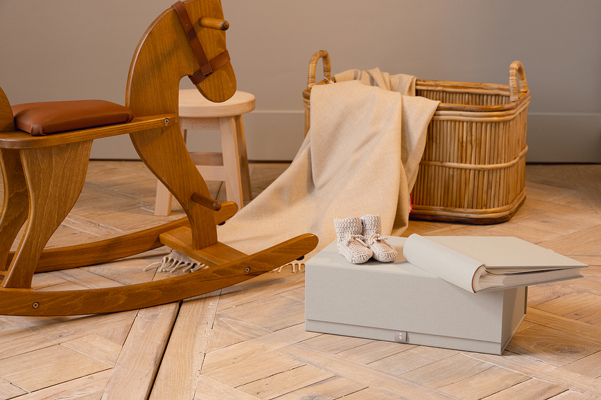 4Rooms Petit Atelier Κουτί αποθήκευσης, μέγεθος L, χρώμα άμμου