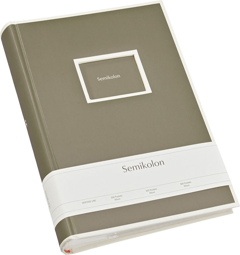 Álbum de fotos Die Kante Pockets, para 300 fotos, gris topo