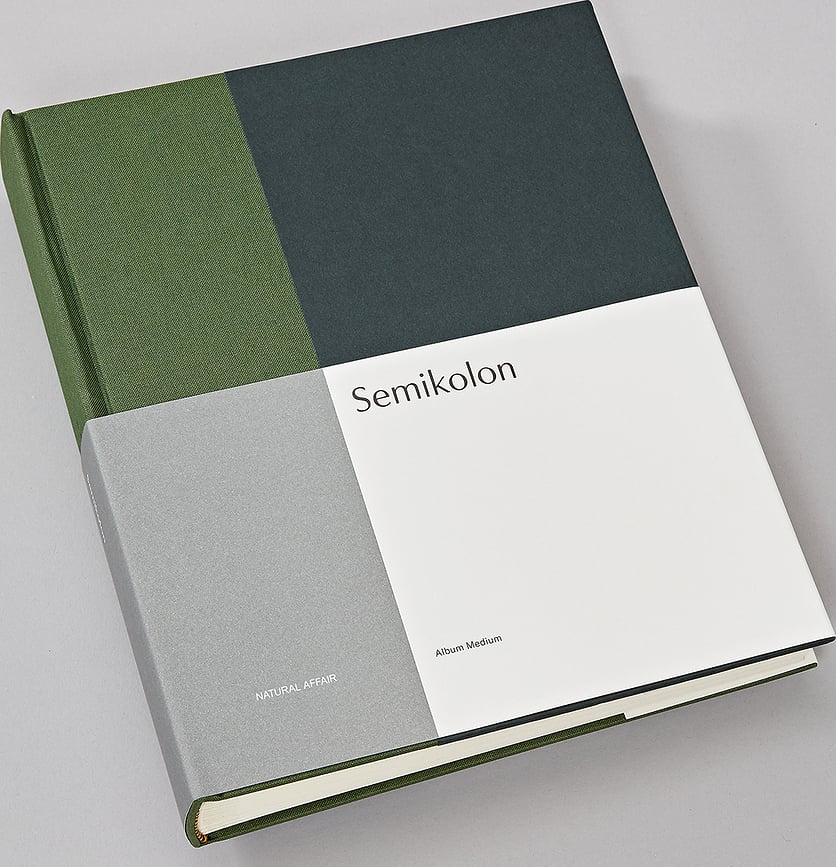 Álbum de Fotos Natural Affair, tamaño mediano, verde
