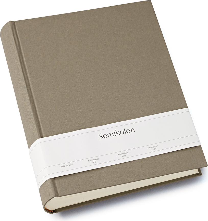 Álbum de Fotos Uni Classic, grande, gris topo