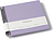 Álbum de Fotos Uni Economy, mediano, lila, con hojas blancas