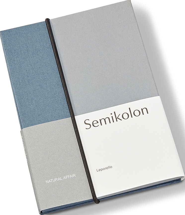 Album foto Leporello Natural Affair albastru-gri