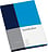 Album fotografico Leporello Cutting Edge celeste-blu