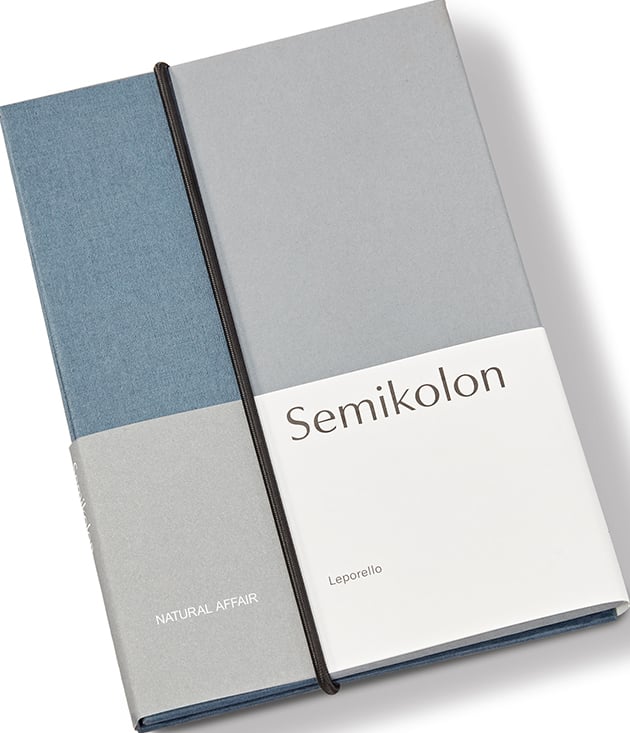 Album na zdjęcia Leporello Natural Affair niebiesko-szary