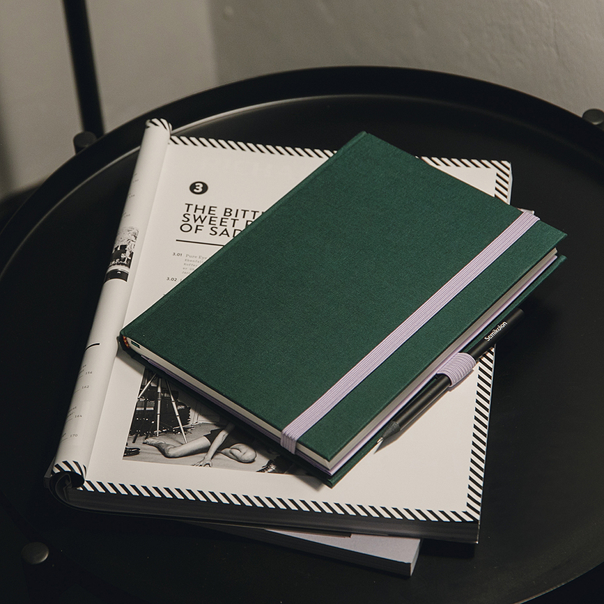 Bolsillo para cuaderno Semikolon, formato A5, lila