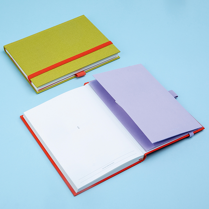 Bolsillo para cuaderno Semikolon, formato A5, lila
