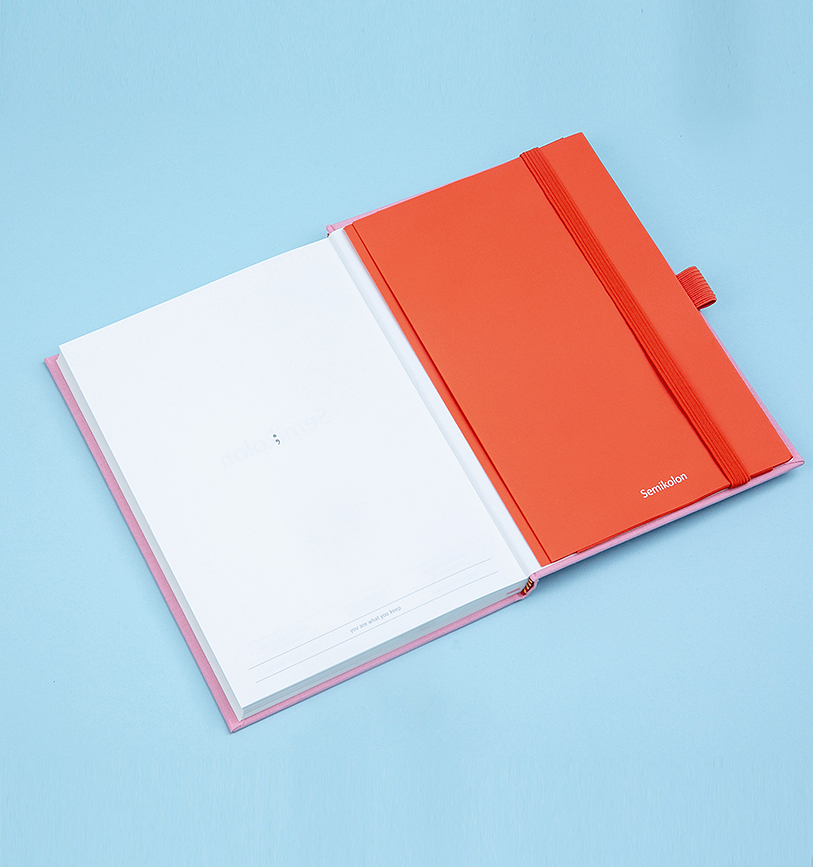 Bolsillo para cuaderno Semikolon, formato A5, lila