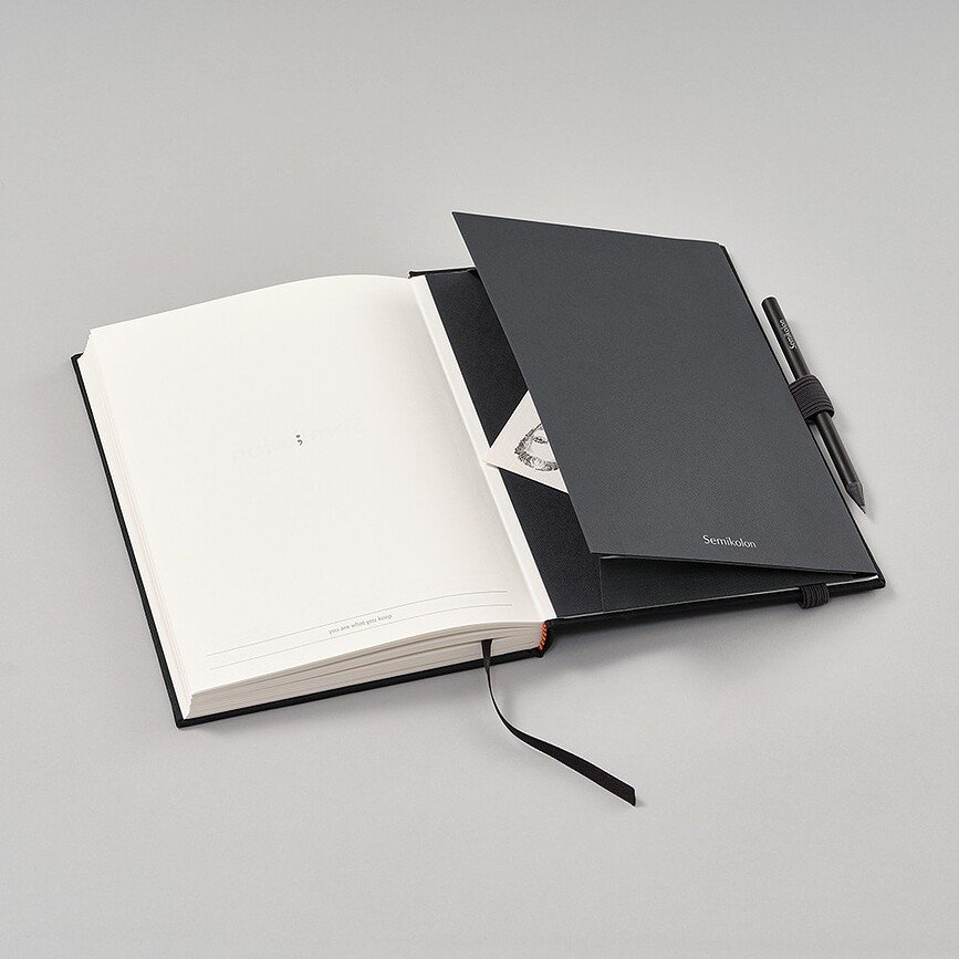 Bolsillo para cuaderno Semikolon, formato A5, lila