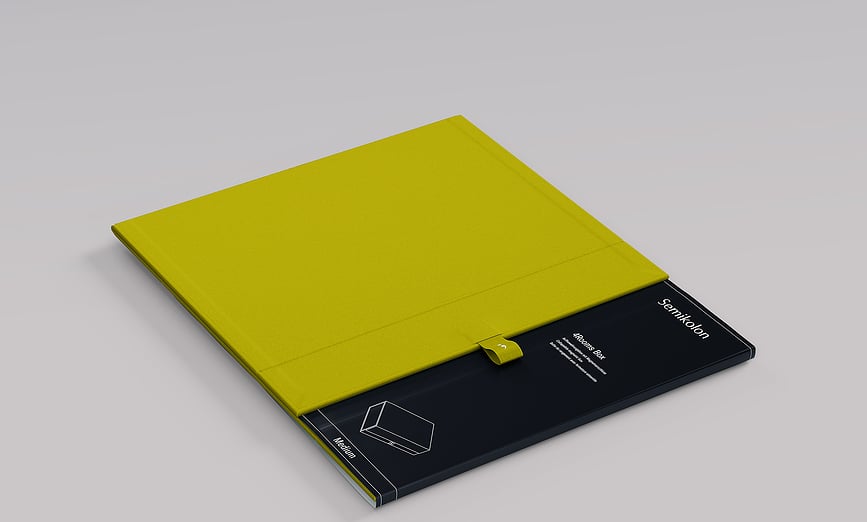 Caja de Almacenamiento 4Rooms, talla M, naranja