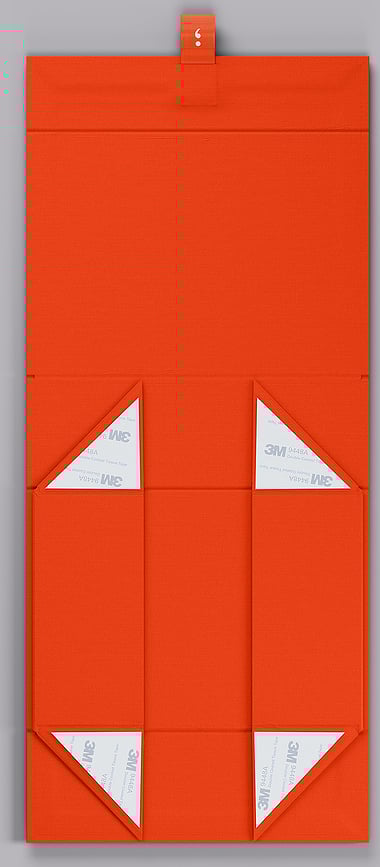 Caja Organizadora 4Rooms, talla XS, burdeos