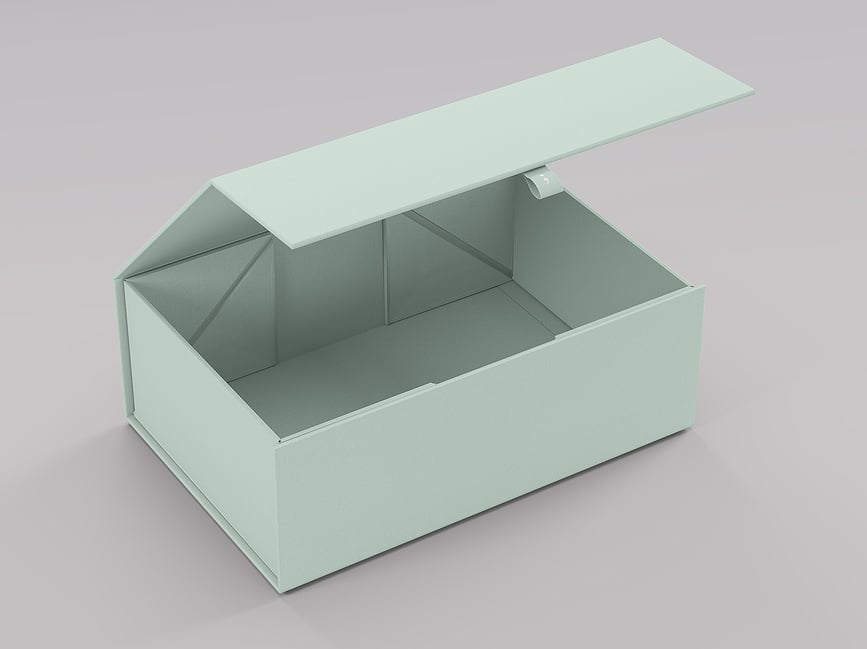 Caja Organizadora 4Rooms, talla L, verde matcha