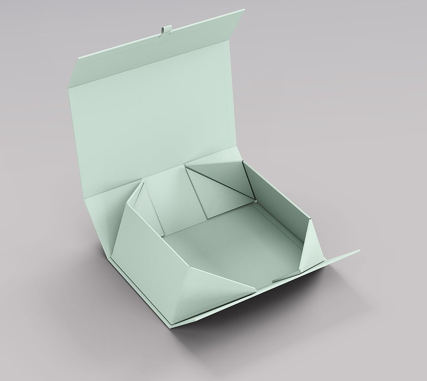 Caja Organizadora 4Rooms, talla L, verde matcha