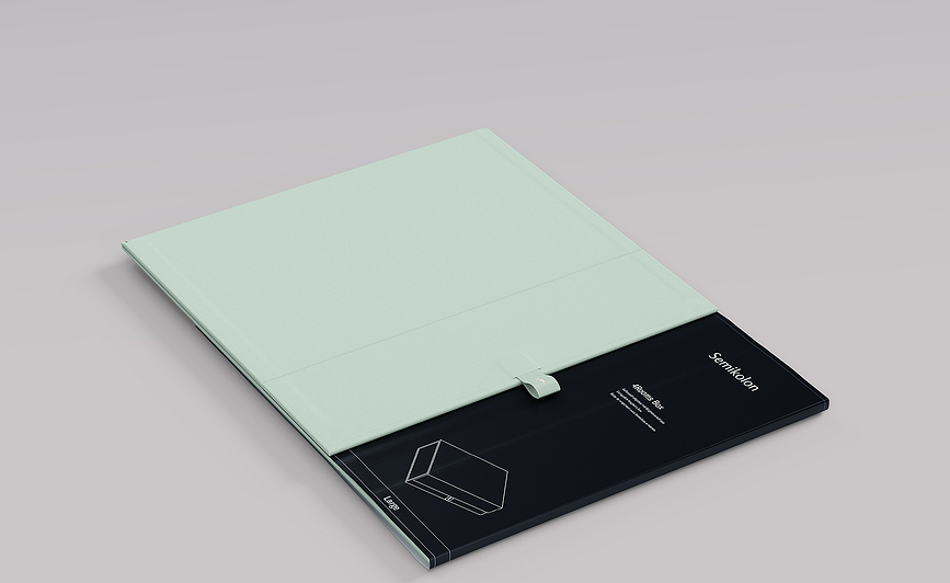 Caja Organizadora 4Rooms, talla L, verde matcha