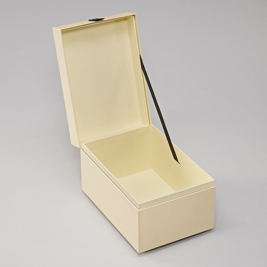 Caja de Almacenamiento alta One Line, gris