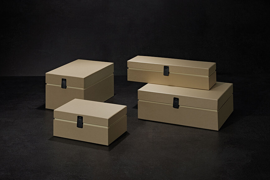 Caja de Almacenaje One Line, L, negra