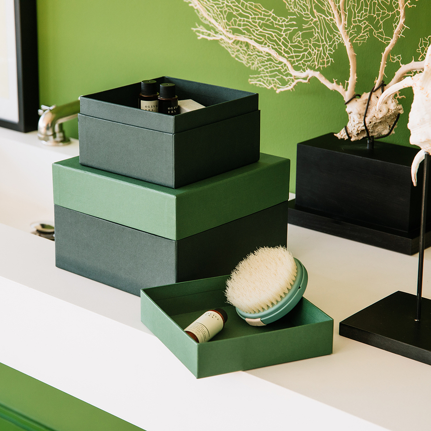 Caja de regalo Natural Affair, talla L, rosa y granate