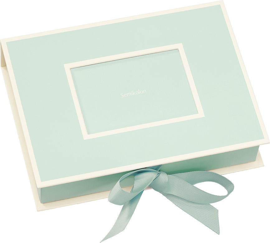 Caja para fotos Die Kante, menta