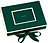 Caja para fotos Die Kante, verde oscuro