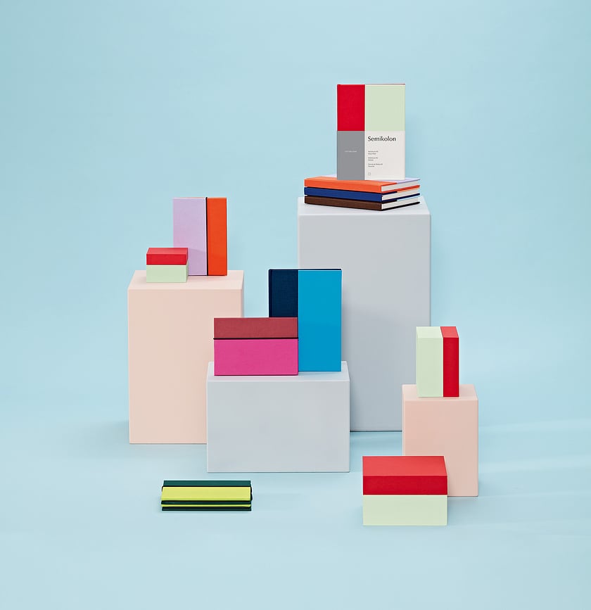 Cajas de regalo Cutting Edge, frambuesa y fucsia, 3 unidades