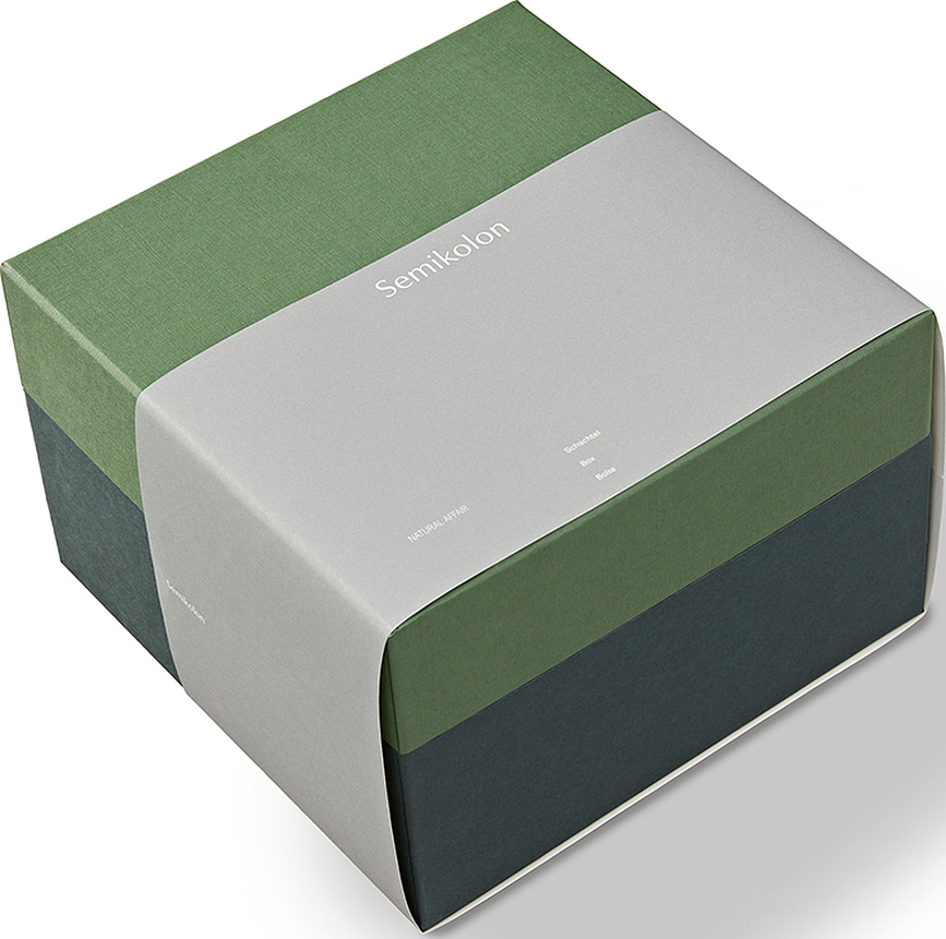 Cajas de Regalo Natural Affair, azul marino oscuro, 3 unidades