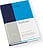 Carnet Cutting Edge 5-Year Journal DE A5 albastru închis-albastru deschis