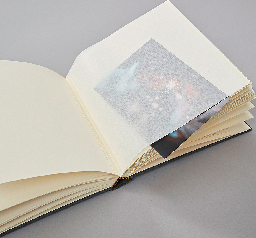 Classic Event Foto album, temnozelen