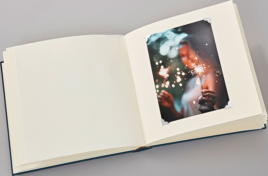 Classic Event Foto album, temnozelen