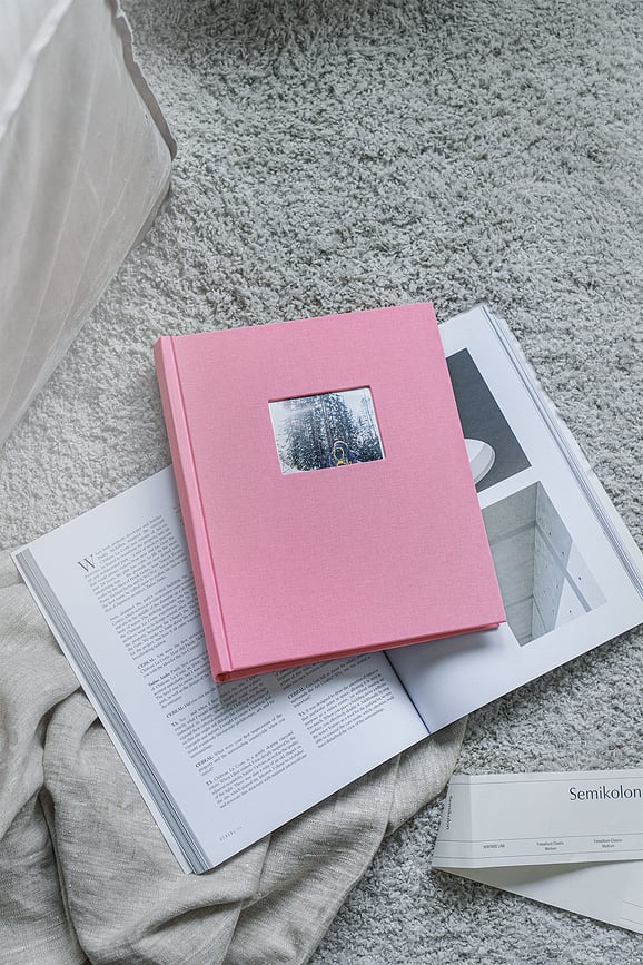 Classic Finestra Album Photo moyen, orange